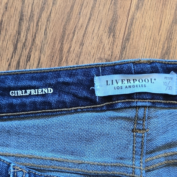 Liverpool Girlfriend Distressed Jeans - Women's Size 10/30P - Picture 5 of 8